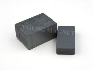 Blok ferriet magneten